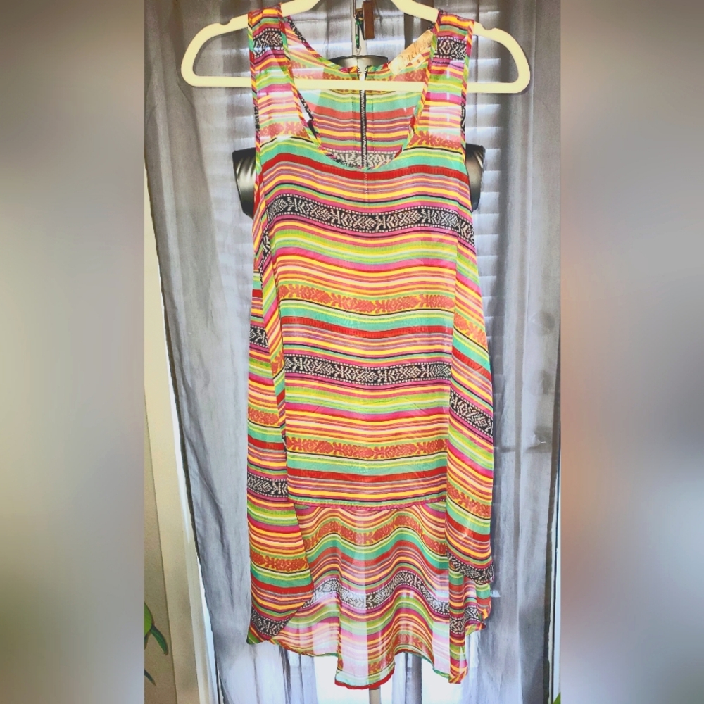 Penelope Striped Hi-Lo Tank